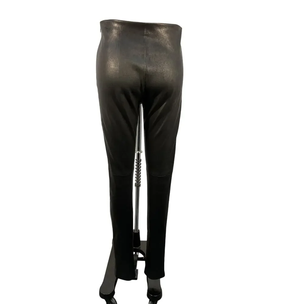 Ann Demeulemeester Sleek Black Florence Leggings Size IT 42 / US 6